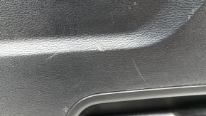 BMW X3 F25 11-17 black lower trunk lid trim for electric door, with plugs, scratches, broken mount
