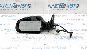Left side mirror assembly for Audi Q3 8U 15-18, 6+2 pins, turn signal, heated, black