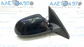 Right side mirror assembly for Audi Q3 8U 15-18, 6+2 pins, turn signal, heated, black