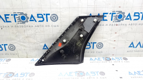 Right rear fender trim for Chevrolet Bolt 17-21, gloss black, chrome molding, broken fasteners