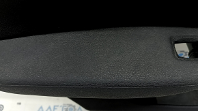 Rear left door panel assembly for BMW X3 F25 11-17, black leather without curtain, black armrest and code insert, Anthracite molding, scratches, nicks, needs cleaning