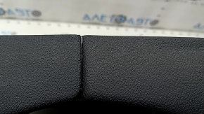 Rear left door panel assembly for BMW X3 F25 11-17, black leather without curtain, black armrest and code insert, Anthracite molding, scratches, nicks, needs cleaning