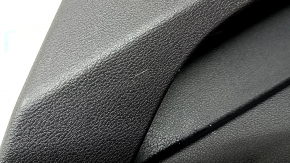 Rear right door panel assembly for BMW X3 F25 11-17, black leather without curtain, black armrest and code insert, Anthracite molding, scratches