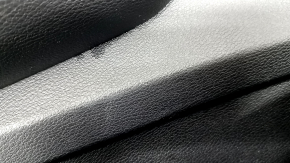 Front left door panel assembly BMW X3 F25 11-17 black leather, armrest and code insert black, Anthracite molding, scratches, broken handle