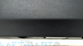Front right door panel trim, complete BMW X3 F25 11-17, black leather, black armrest and code insert, Anthracite molding, scratches, broken handle