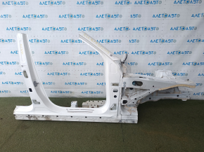 Front right quarter Mercedes GLC 16-22 on the body, white