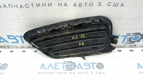Front Bumper Lower Grille Right BMW X3 F25 15-17