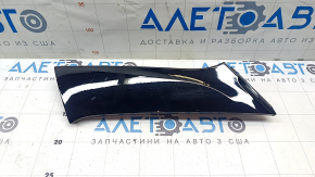 Right trunk door molding along the glass for Chevrolet Bolt 17-21, black, glossy, scratches