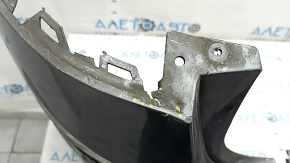 Bare rear bumper BMW X3 F25 15-17 for parking sensors, graphite, broken, missing fragments, scratches, broken fasteners