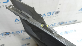 Bare rear bumper BMW X3 F25 15-17 for parking sensors, graphite, broken, missing fragments, scratches, broken fasteners