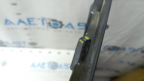 Bare rear bumper BMW X3 F25 15-17 for parking sensors, graphite, broken, missing fragments, scratches, broken fasteners