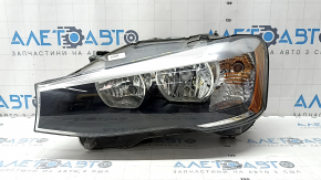 BMW X3 F25 15-17 halogen front left headlight, sand, scratches, cobwebs