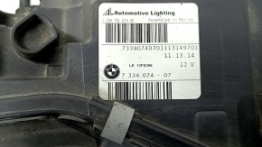 BMW X3 F25 15-17 halogen front right headlight, broken mount, spider web