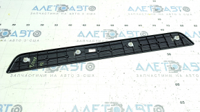 Front left outer door sill plate for Infiniti Q50 14-20, black, chrome, chrome bumps, scratches