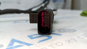 Audi Q3 8U 16-18 front bumper wiring for parking sensors, side lights, and temperature sensor