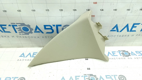 Infiniti Q50 18-20 center console trim, front left, beige