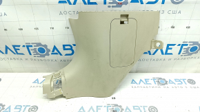 Lower left front pillar trim for Infiniti Q50 14-20, beige, cracks