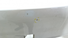 Infiniti Q50 18-20 rear bumper without parking sensors, white, scratches