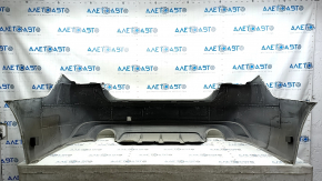 Infiniti Q50 18-20 rear bumper without parking sensors, white, scratches