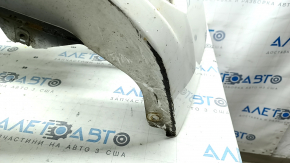 Infiniti Q50 18-20 front bumper without parking sensors, white, scratches