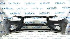 Infiniti Q50 18-20 front bumper without parking sensors, white, scratches