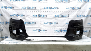 Front bumper, bare, one-piece, Audi Q3 16-17, crack in mount
