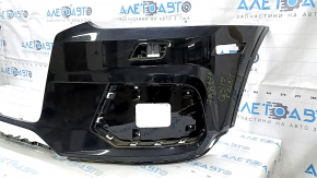 Front bumper, bare, one-piece, Audi Q3 16-17, crack in mount