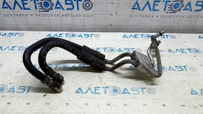 VW Tiguan 09-18 transmission cooling pipes with valve, rusty
