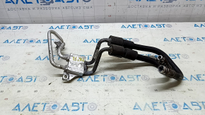 VW Tiguan 09-18 transmission cooling pipes with valve, rusty