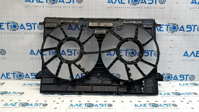 Diffuser radiator shroud bare Audi Q7 16-25 2.0T 3.0T for 2 fans, for a small 800W motor, broken mount