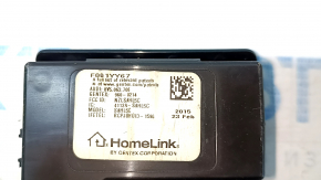 Homelink button for the Audi Q3 8U 15-18