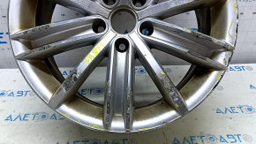 Wheel rim R18x7.0J VW Tiguan 09-16 curb, in need of repair