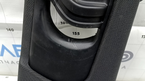 Right upper center pillar trim for Audi Q3 8U 15-18, black, scratched