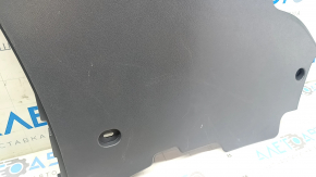Right rear center console side trim for Chevrolet Bolt 17-21, dark gray, scratches