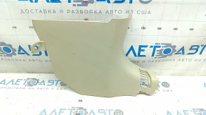 Infiniti Q50 14-20 front pillar trim, lower right, beige, broken mount