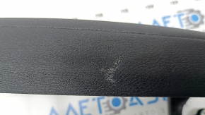 BMW X3 F25 11-17 armrest, black leather, no stitching, ready to clean