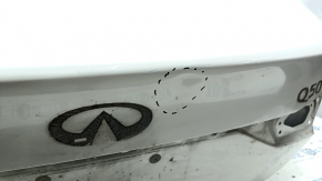 Infiniti Q50 18-20 trunk lid, white, QAB, dented