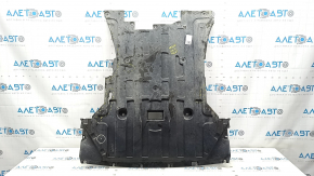 Engine guard BMW X3 F25 11-17 missing fragments, cracks, fractures