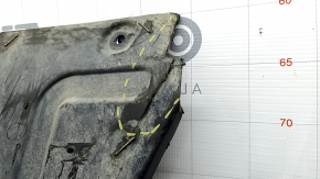 Engine guard BMW X3 F25 11-17 missing fragments, cracks, fractures