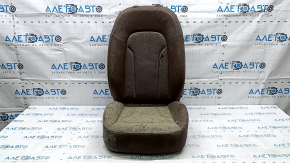Audi Q3 8U 15-18 passenger seat upholstery, brown leather, heated, water-resistant, dry-cleanable