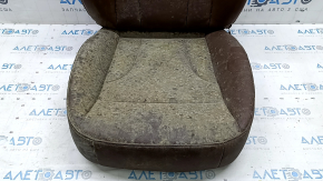 Audi Q3 8U 15-18 passenger seat upholstery, brown leather, heated, water-resistant, dry-cleanable