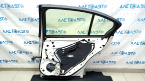 Infiniti Q50 14-20 rear right door assembly, white, QAB
