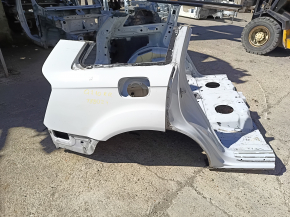 Audi Q7 4L 10-15 rear right quarter wing, white