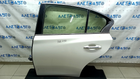 Infiniti Q50 14-20 rear left door assembly, white, QAB