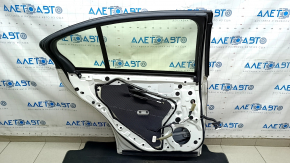 Infiniti Q50 14-20 rear left door assembly, white, QAB