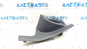 Rear left door sill plate for Chevrolet Bolt 17-21, dark gray, scratches