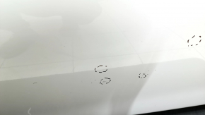 Infiniti Q50 14-20 front left door assembly, white, keyless, bumpers