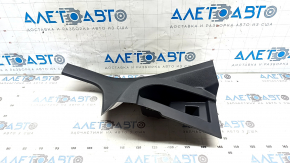 Rear right door sill plate for Chevrolet Bolt 17-21, dark gray, scratches