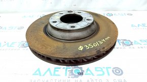 Front right brake disc Audi Q7 4L 10-15 350mm