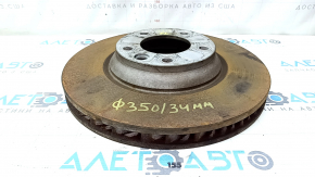 Front left brake disc Audi Q7 4L 10-15 350mm